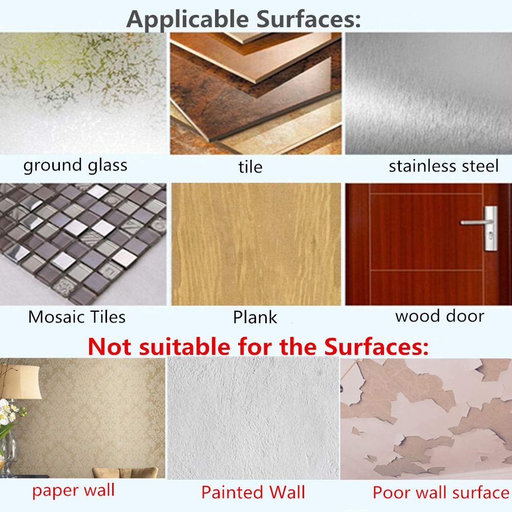 Ganchos adhesivos colgadores para pared de cocina, sin clavos colgadores adhesivos con ganchos de acero inoxidable, ganchos para el techo, 12 y 20 paquetes