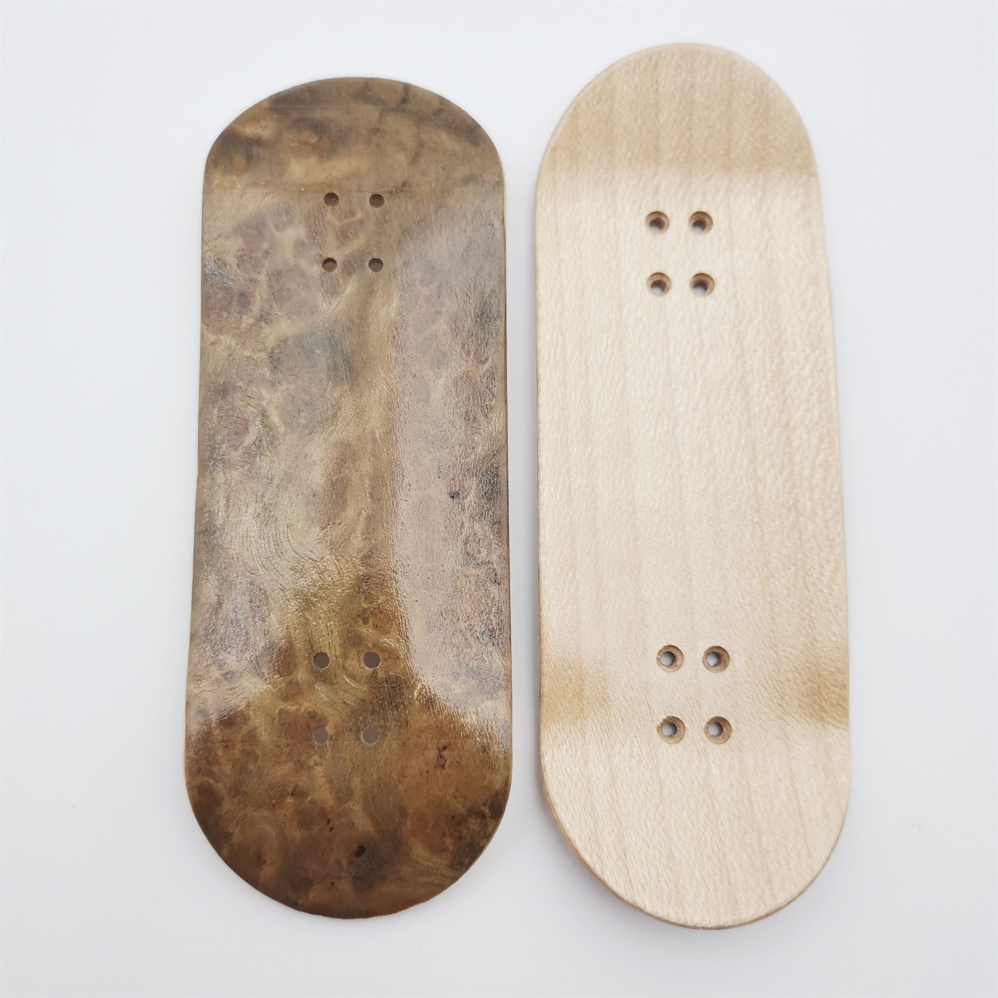 Pont de touche à faible Concave 97x34mm, planche d'érable canadien professionnelle faite à la main pour Skateboard à doigts: WHITE