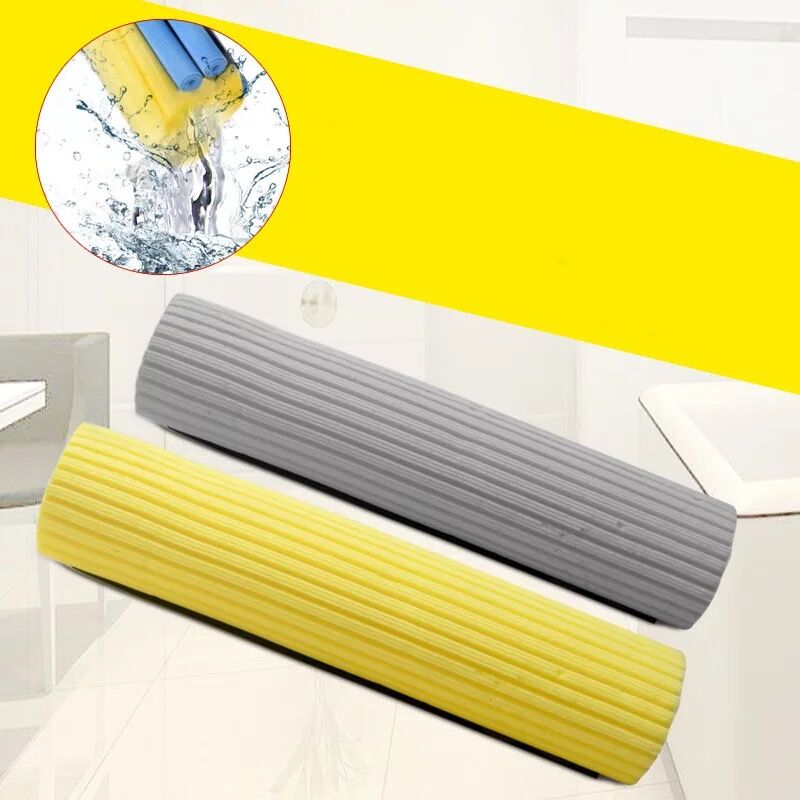 1 Pcs Sponge Mop Head Replacement parts Refill Mops Pad Sponge Head for Mops Roller Wheel Squeeze Water Carton Flow System
