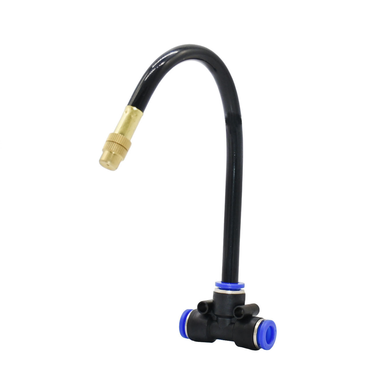 Sistema di irrigazione a goccia fai-da-te Ugello nebulizzatore Irrigazione regolabile 8mm Pe Tubo di bloccaggio dado Connettore Irrigazione a goccia spruzzatore