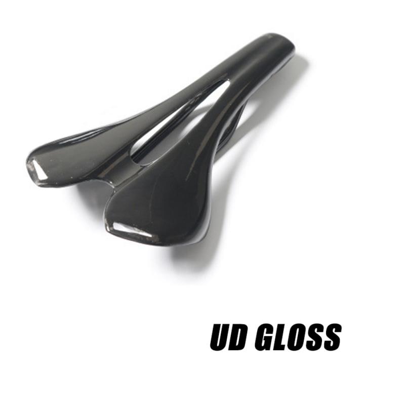 Bicycle Saddle 110g Ultra-light And Non-standard Full Carbon Fiber Seat Mountain Road Bike Bicycle Racing Hollow Seat Saddles: 3  UD