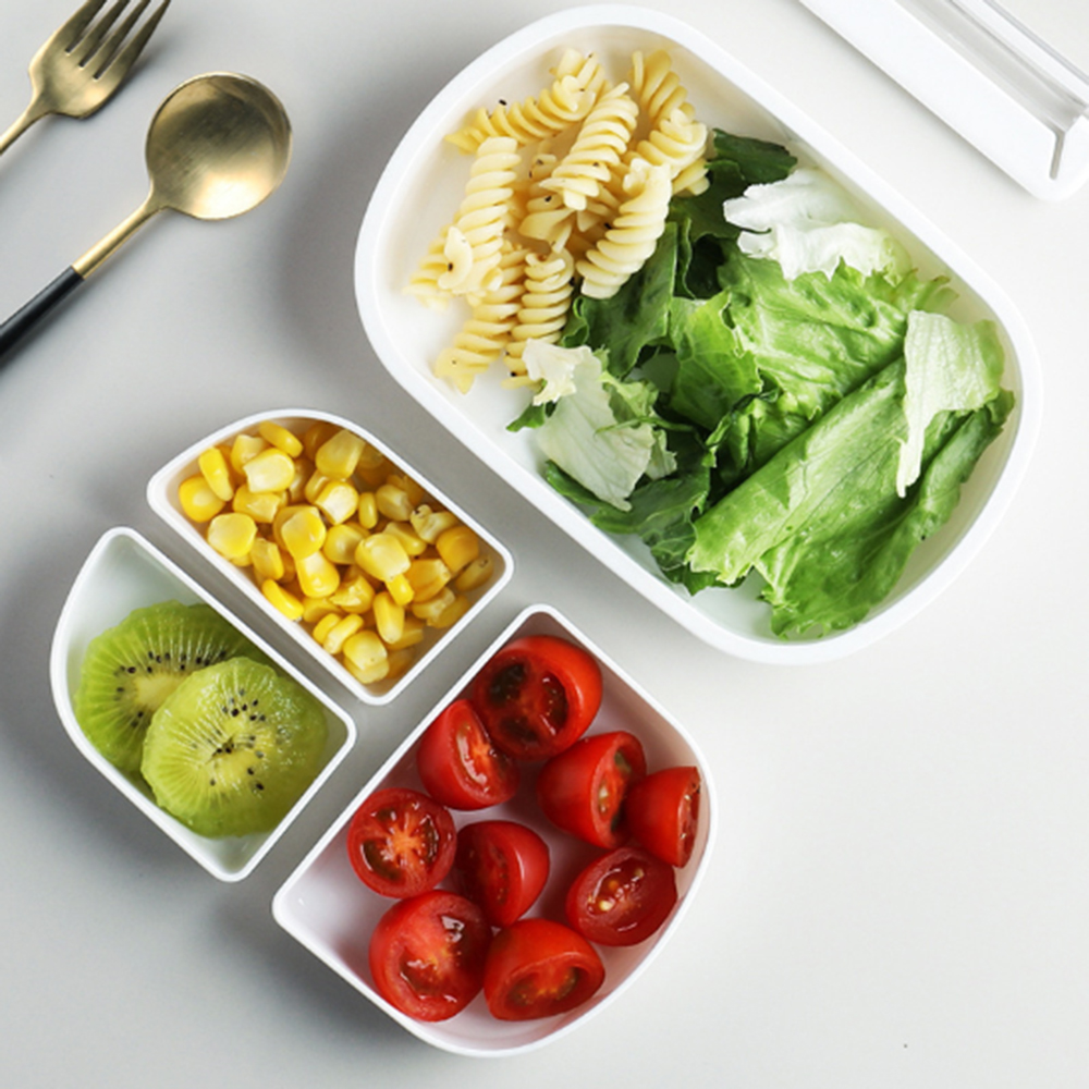 Portable Lunch Box Portable Microwaveble Bento Box Food Storage Container Eco Friendly Material Large Capacity Practical