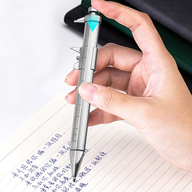 Caliper Ballpoint Pen Precision Dial Ball-Point Plastic Vernier Accessories Metric Gauge Shock-Proof Vernier Caliper Pen