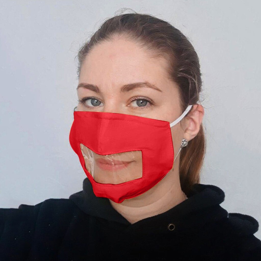 Tvättbart munskydd med tydligt fönster synligt uttryck återanvändbart fodral skydd munskydd munskydd munskydd