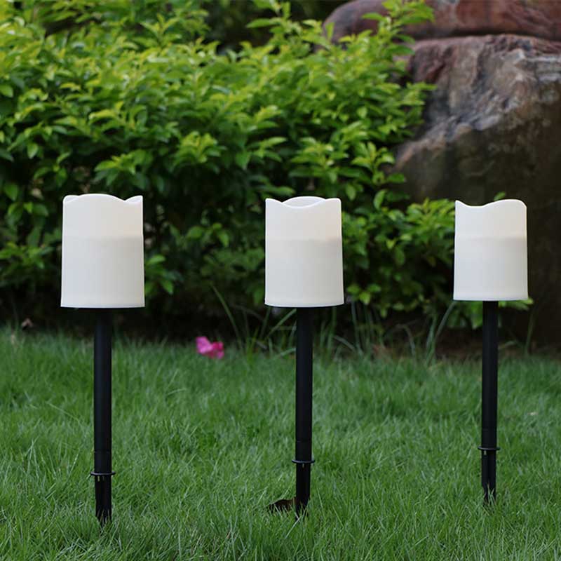 Pack Van 3 Of 6 Stuks Vlamloze Votive Solar Kaarsen Met Oplaadbare Functie, Batterij Operated Theelichtjes Voor Outdoor Tuin