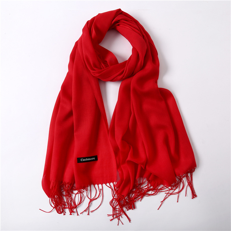 Frauen Winter weich warm wie Schal Luxus Schals Damen Tücher schwarz Poncho Schals ﻿: Rosa
