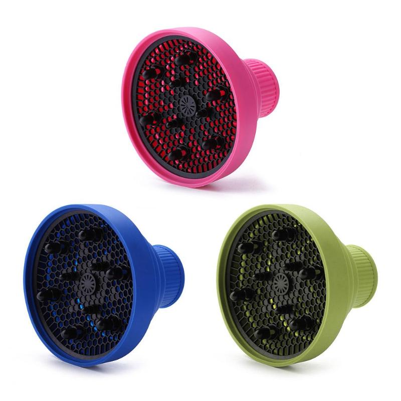 Hairdryer Diffuser Cover Silicone Foldable Hair Cover Hairdressing Salon Curly Styling Hair Care