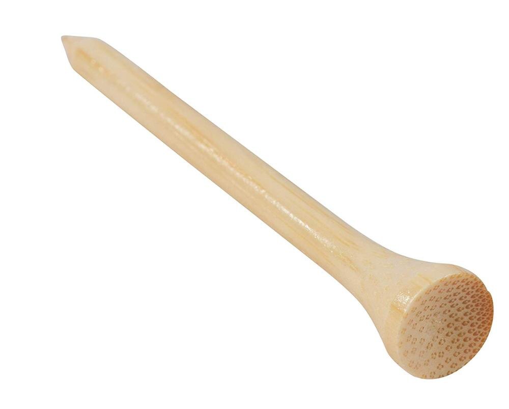 50/100 stk golf tees bambus 83mm 70mm ubrydelig tee golf træning swing øvelse tilbehør mindre friktion stærkere 4 størrelse bulk