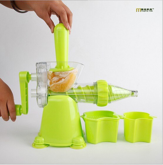 1pc juicepress manuell hand apelsin slowjuicer citronextraktor maskin blandning färsk hälsojuicer maskin majs köksredskap  ok 0347