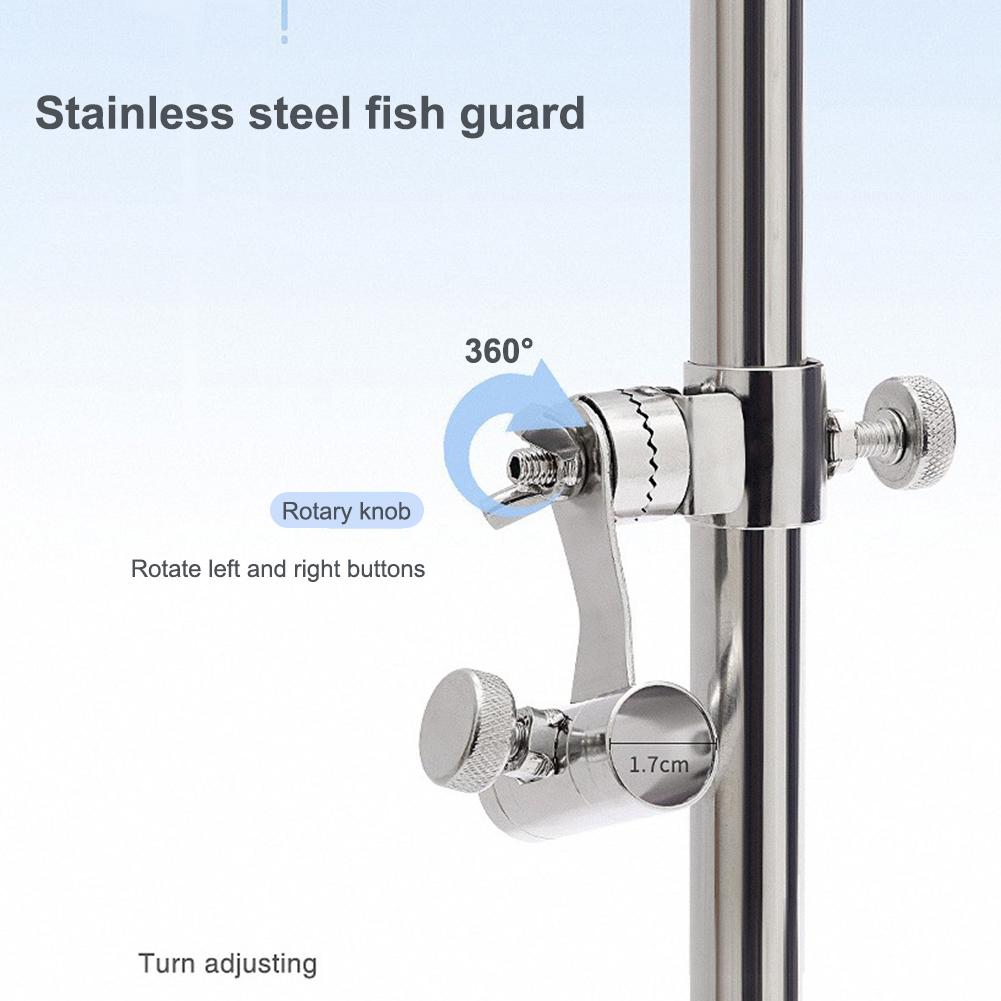 3in1 Stainless Steel Wild Fishing Rod Bracket Multifunctional Ground Support Fishing Rod Stand Pole Folding Holder