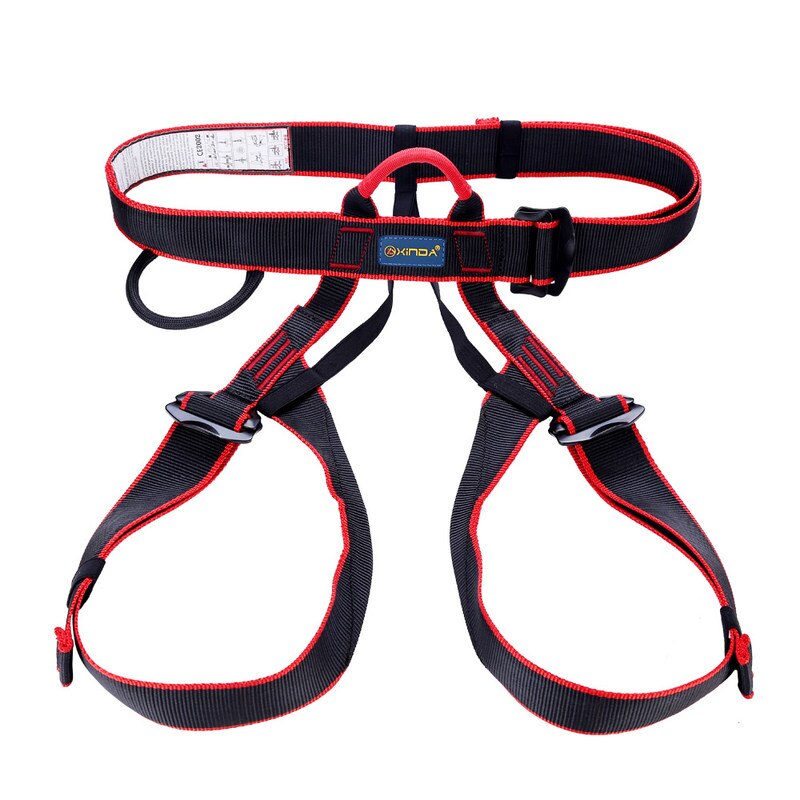 XINDA Sports de plein air harnais escalade demi-corps harnais taille soutien sécurité ceinture de sécurité équipement de protection