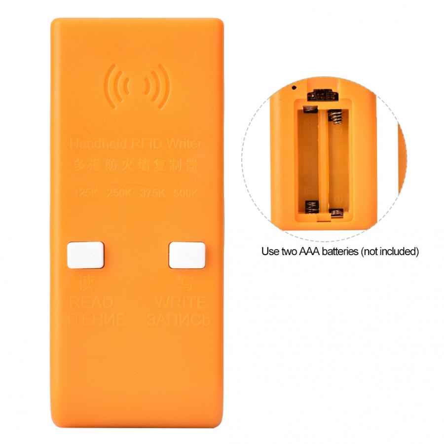 Duplicator key Handheld Yellow RFID Encrypted Copier Reader Writer Duplicator 125KHZ 250KHZ Rfid Card Copier