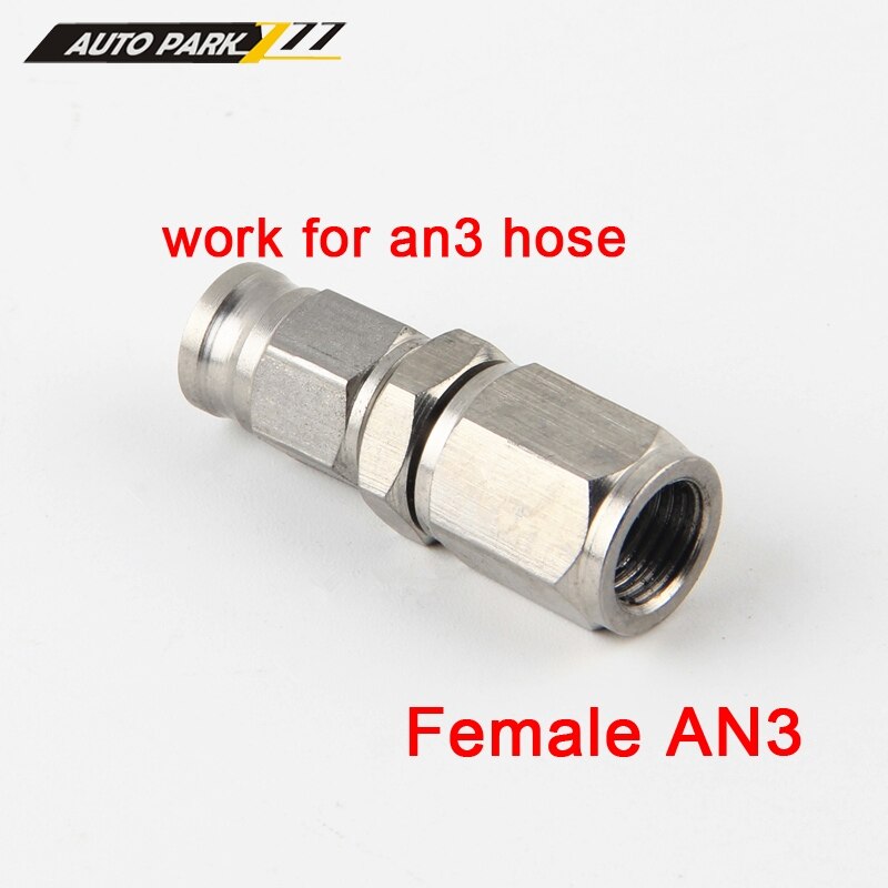car motorcycle Motor Bike hydraulic PTFE brake hose stainless steel swivel banjo fitting turbo oil line Fitting AN3
