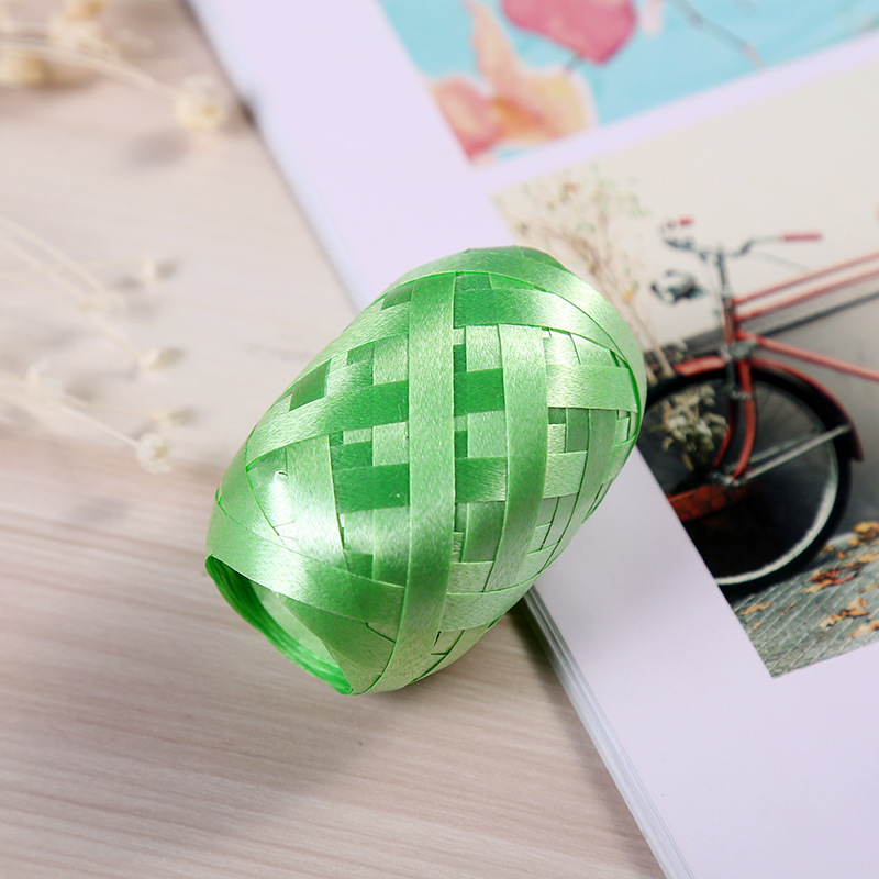 6PCS/Pack 5mm*10m Balloon Rope Foil Helium Balloon Ribbon Wedding Birthday Party Decoration Balloon Wrapping Tape Balloon Rope: Green