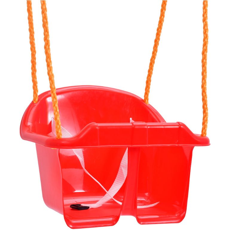 Kids Plastic Touw Swing Seat Met Touw &amp; Montage Ringen