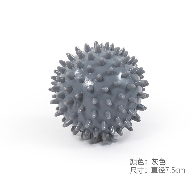 Style Portable Acupuncture Point Massage Ball with Base Relaxing Muscle Massage Ball Rumble Roller Wormwood Ball