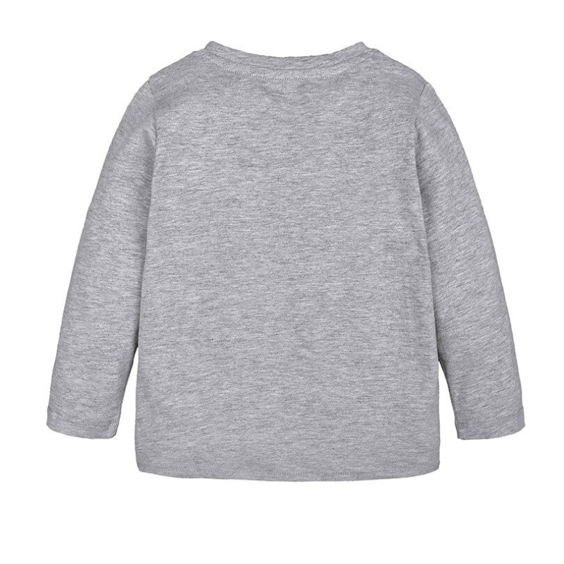 Mode Herfst Baby Longsleeve T-shirt Kinderen Cartoon Ronde Hals Kids Kleding Baby Jongens Dieptepunt Katoenen Shirt