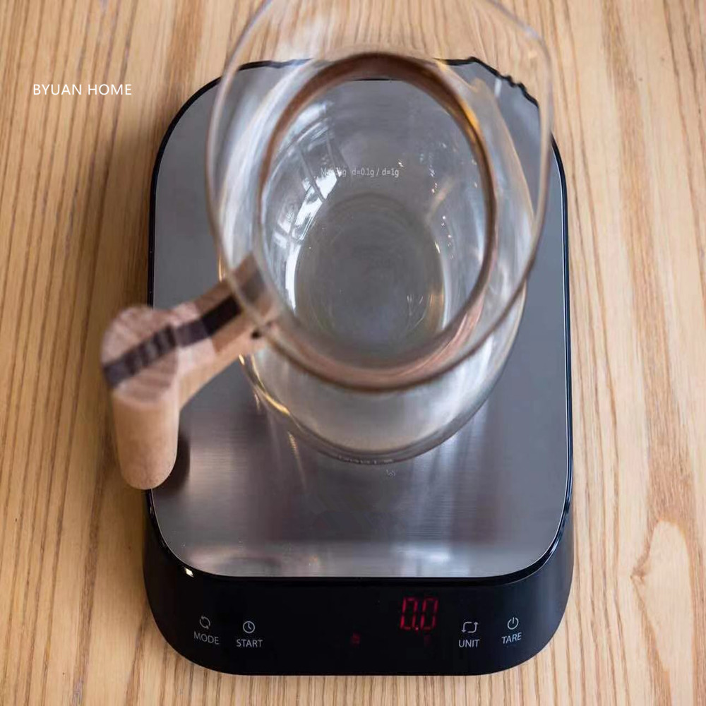 1 pc smart LCD Screen scale electric drip coffee pot/coffee maker set drip coffee maker decanter coffee dripper