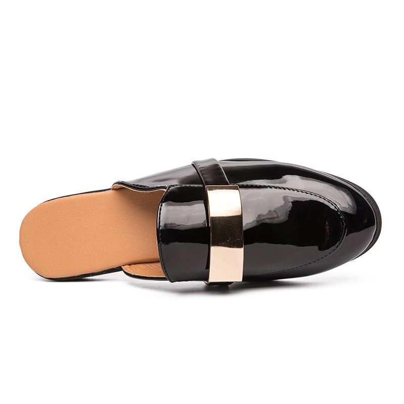 Sandalias de hombre , nuevas zapatillas de verano para hombre, zapatos de charol informal para hombre, chanclas deslizantes para hombre, mocasines, zapatos de mula