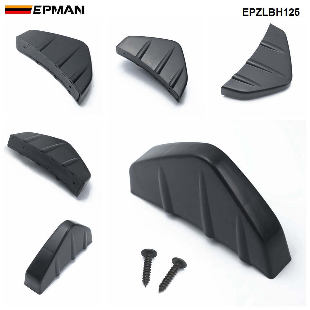 EPMAN Universal Modified Rear Bumper By Bumper Chassis Decorative Small Surrounded Cast Shark Diffuser Spoiler EPZLBH125