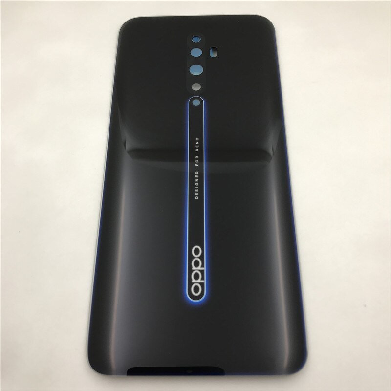 Neue Für Oppo Reno Z / Reno 2 / Reno 2Z Reno2 Z F Zurück Batterie Abdeckung Tür Gehäuse fall hinten Glas Reparatur teile: Reno 2Z Black
