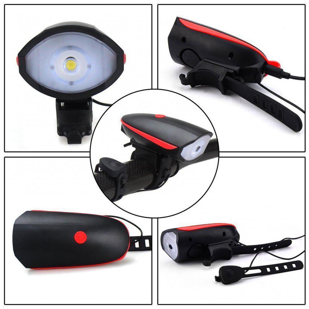 70% Fiets Mtb Racefiets Waterdichte Led Hoorn Licht Koplamp Fietsen Waarschuwing Lamp