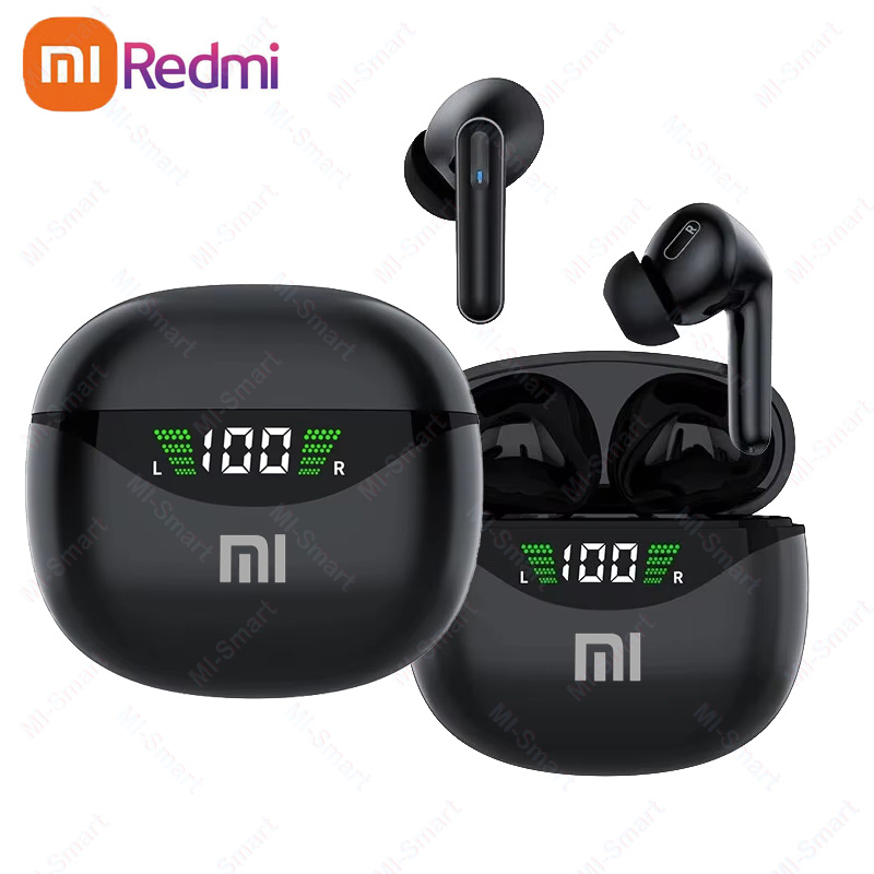 Xiaomi Bluetooth-hoofdtelefoon Draadloze koptelefoon Sport Waterdichte 9D-stereoheadsets met microfoon LED-display Oordopjes met lage latentie