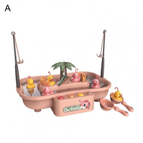 Kreative Interessante Elektrische Interessant Kunststoff Interaktive Spielen Angeln Spiel Wasser Spielzeug einstellen: A