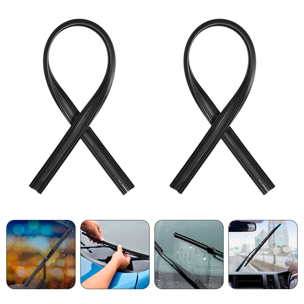 Bandes de caoutchouc d'essuie-glace de voiture souples, remplacement de lame d'essuie-glace de recharge, accessoires de voiture, saisons, 10 pièces