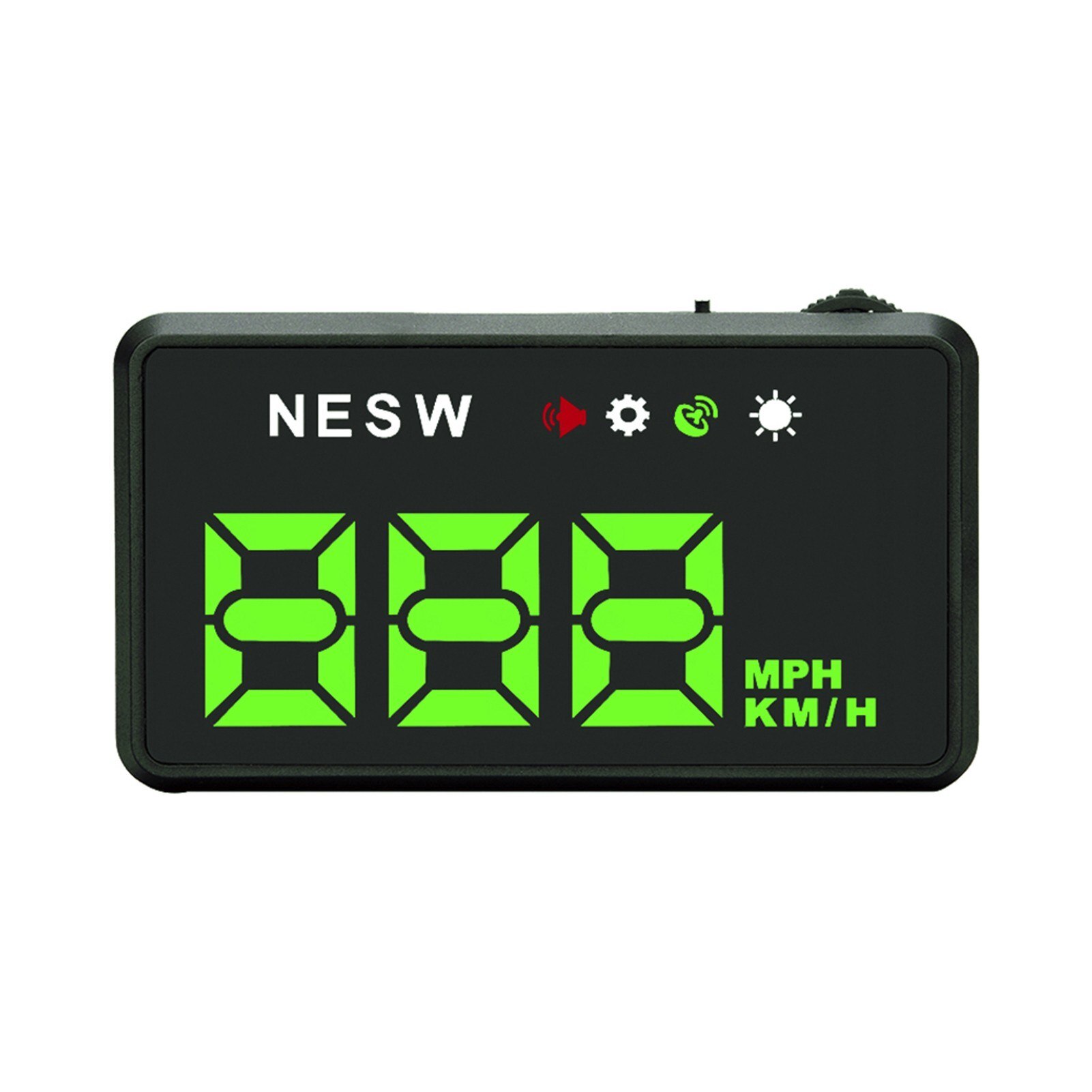 Universal Hud Head Up Display Gps Digitale Snelheidsmeter Met Mph Voor Auto 'S Kilometerteller Speed 3.5Inch Groot Scherm, werkt Voor Auto