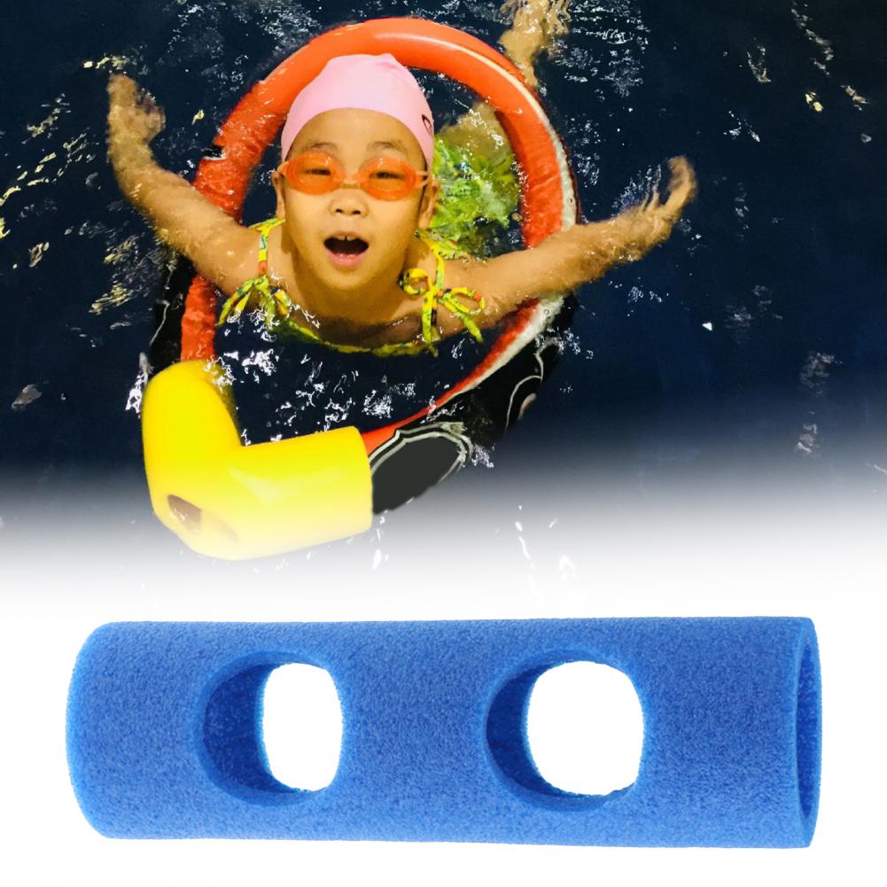 Ayuda de entrenamiento para flotador de fideos, conector hueco, EPE, suministros útiles de ayuda para natación, conector hueco de fideos, junta de Woggle