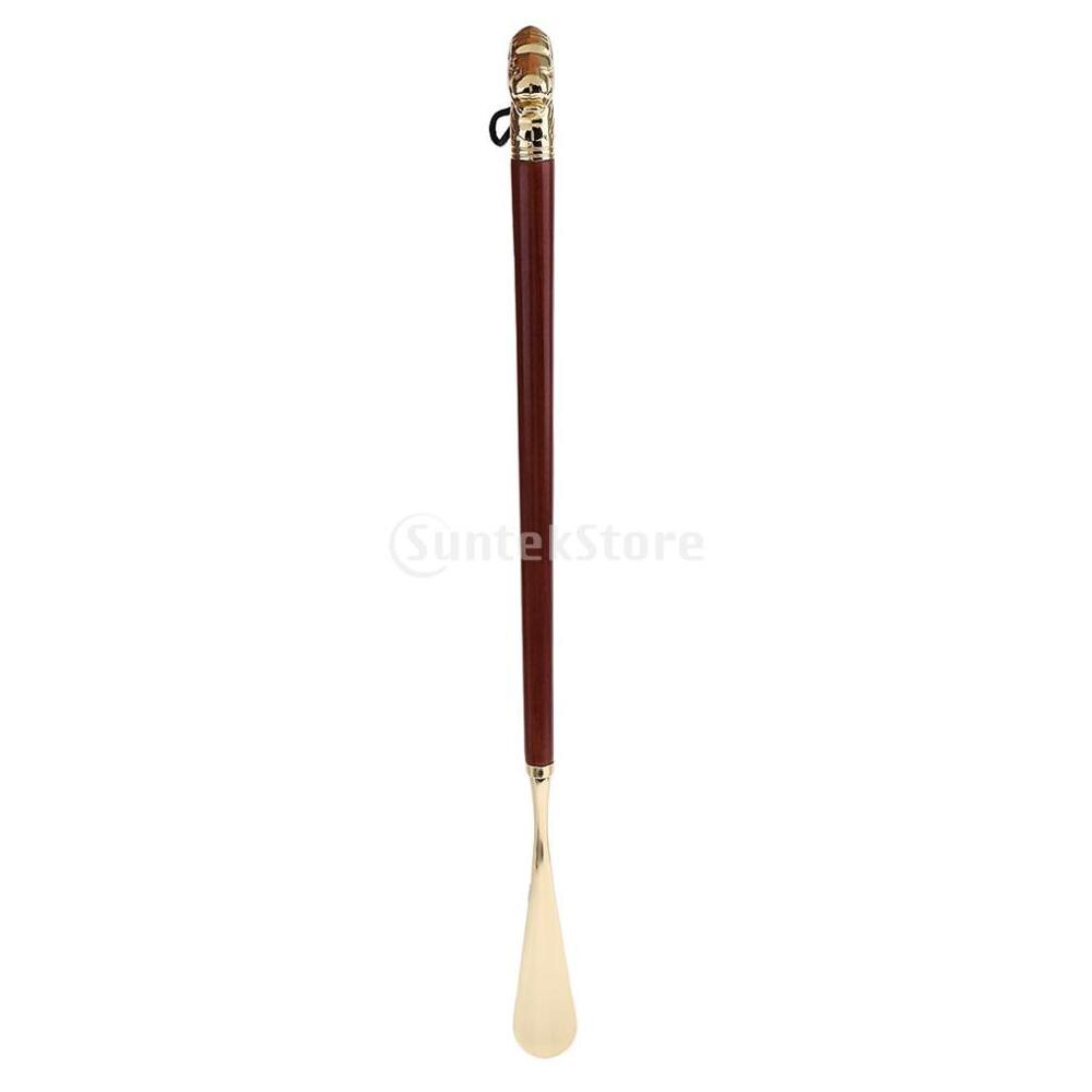 Cuerno de zapato de Metal con mango largo Unisex: Shoehorn 32cm