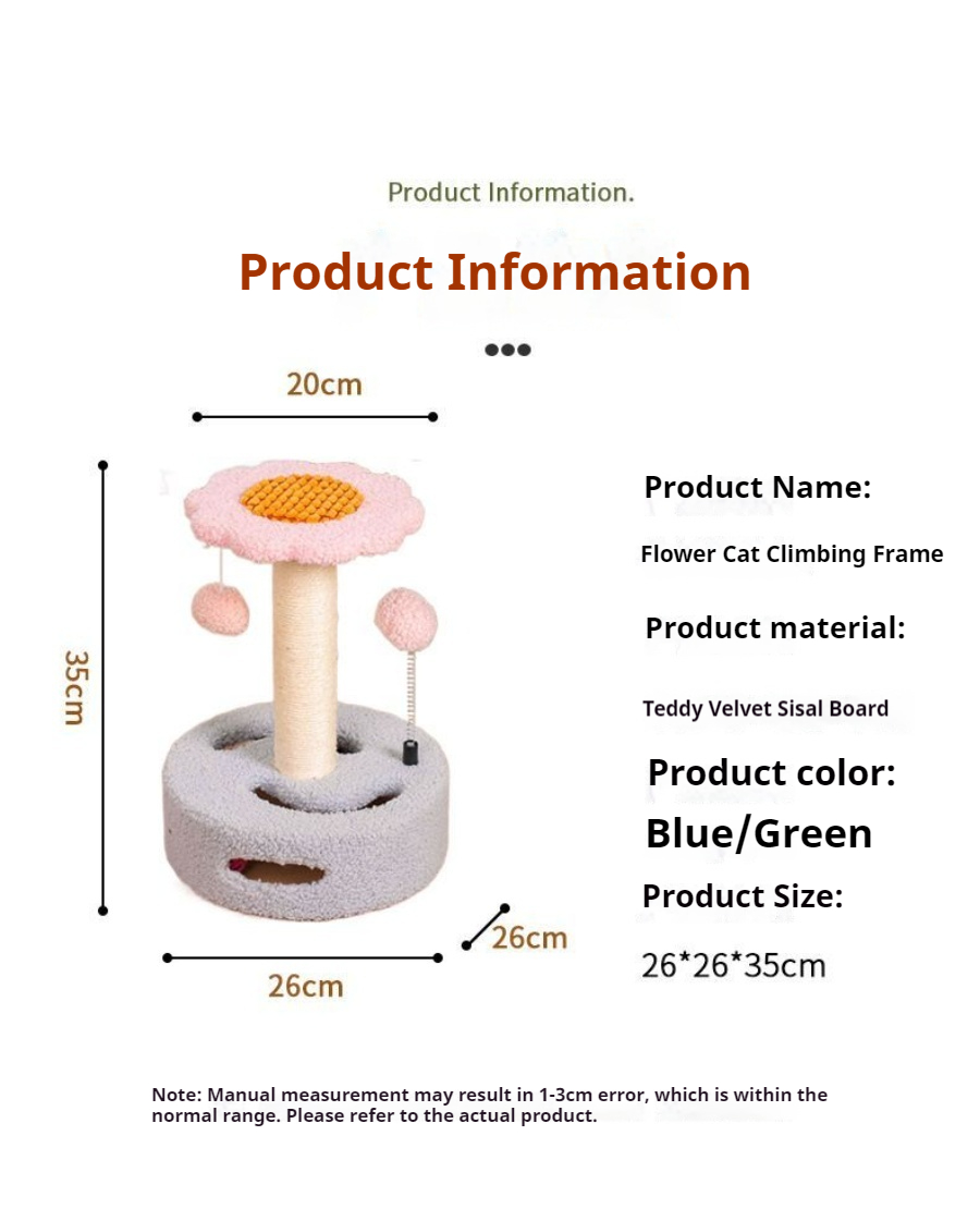 Chat escalade cadre, petit chat lit, chat planche à gratter, arbre à chat intégré, cadre de chat, chat griffoir, chaton jouets,