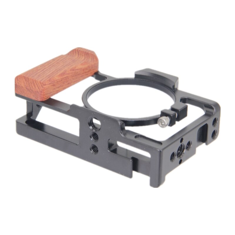 ZV1 KäFeige mit Holzgriff für Sony ZV1 Kamera KäFeige mit Holz Handgriff und Kalten Schuh