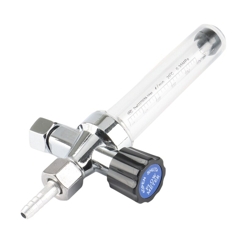 Straight-Through Pressure Reducer Flow Meter, Flow Tube Connected To Gas Tube Flow Meter