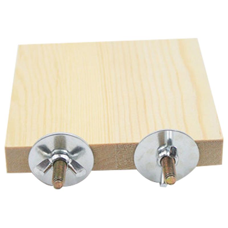 Parrot Stand Platform Wooden Square Bird Corner Shelf Small Animal Cage Stand Rack Platform Bird Cage Toys Pet Supplies