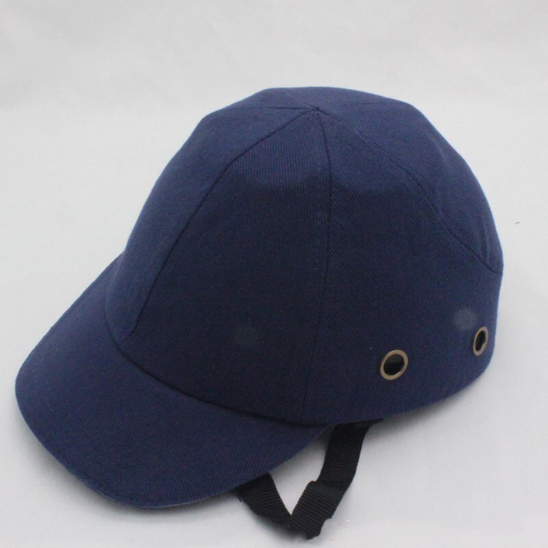 Travail sécurité bosse casquette casque coquille adulte homme Anti-fracassant Baseball chapeau en plastique dur Sports Style extérieur usure Protection de la tête: deep blue