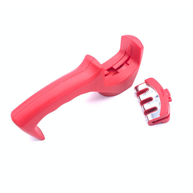 casa affilacoltelli a 3 stadi affilacoltelli in ceramica per affilare utensili da cucina accessorio per coltelli con base antiscivolo coltelli da rettifica