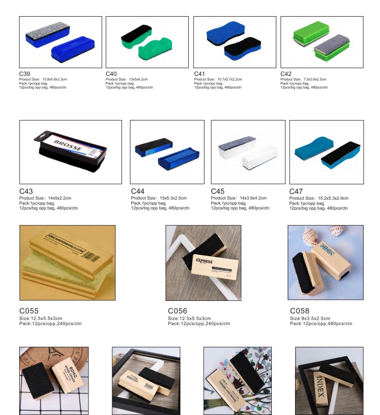 Gomma per lavagna magnetica da 5 pezzi, gomme per cancellare a secco per lavagna perfetta per uso domestico, universitario e d'ufficio