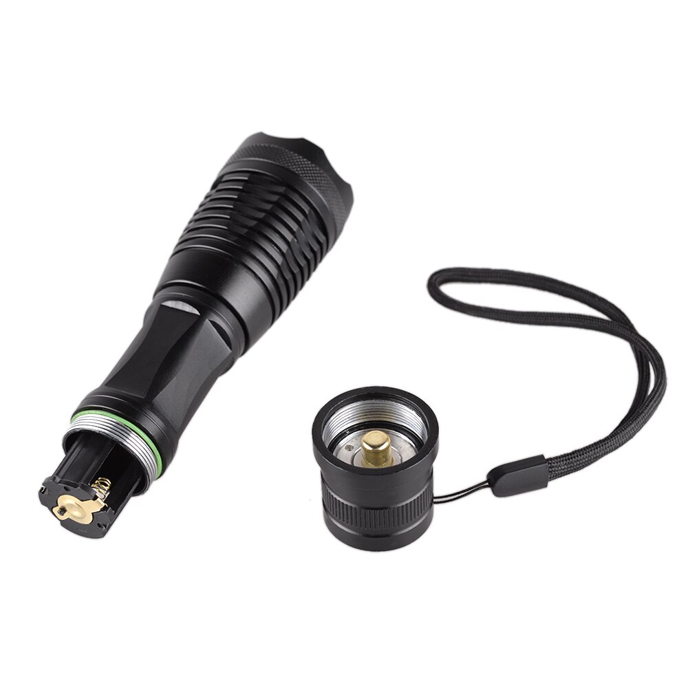 LED Flashlight XM-L T6 1000LM Torch 5 Modes Zoom Flashlight Camping lamp SET Contains 18650 batteries and chargers