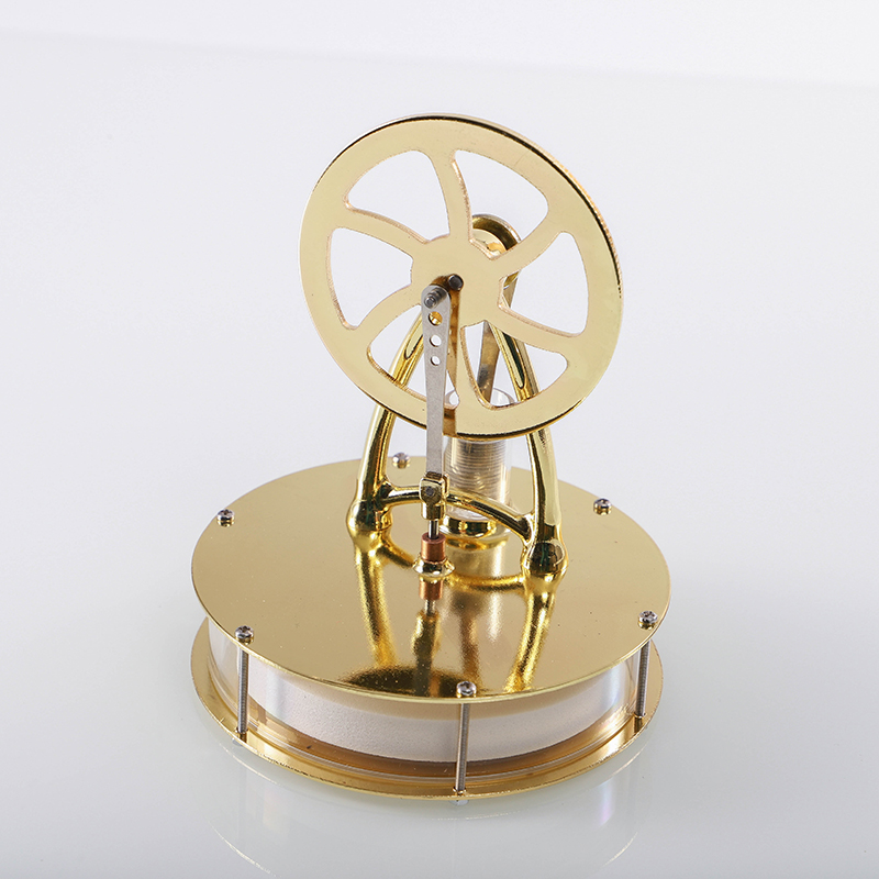 Modello di motore Stirling a bassa temperatura Motore a combustione esterna termoacustica Regalo educativo per bambini Regalo di compleanno: bianca