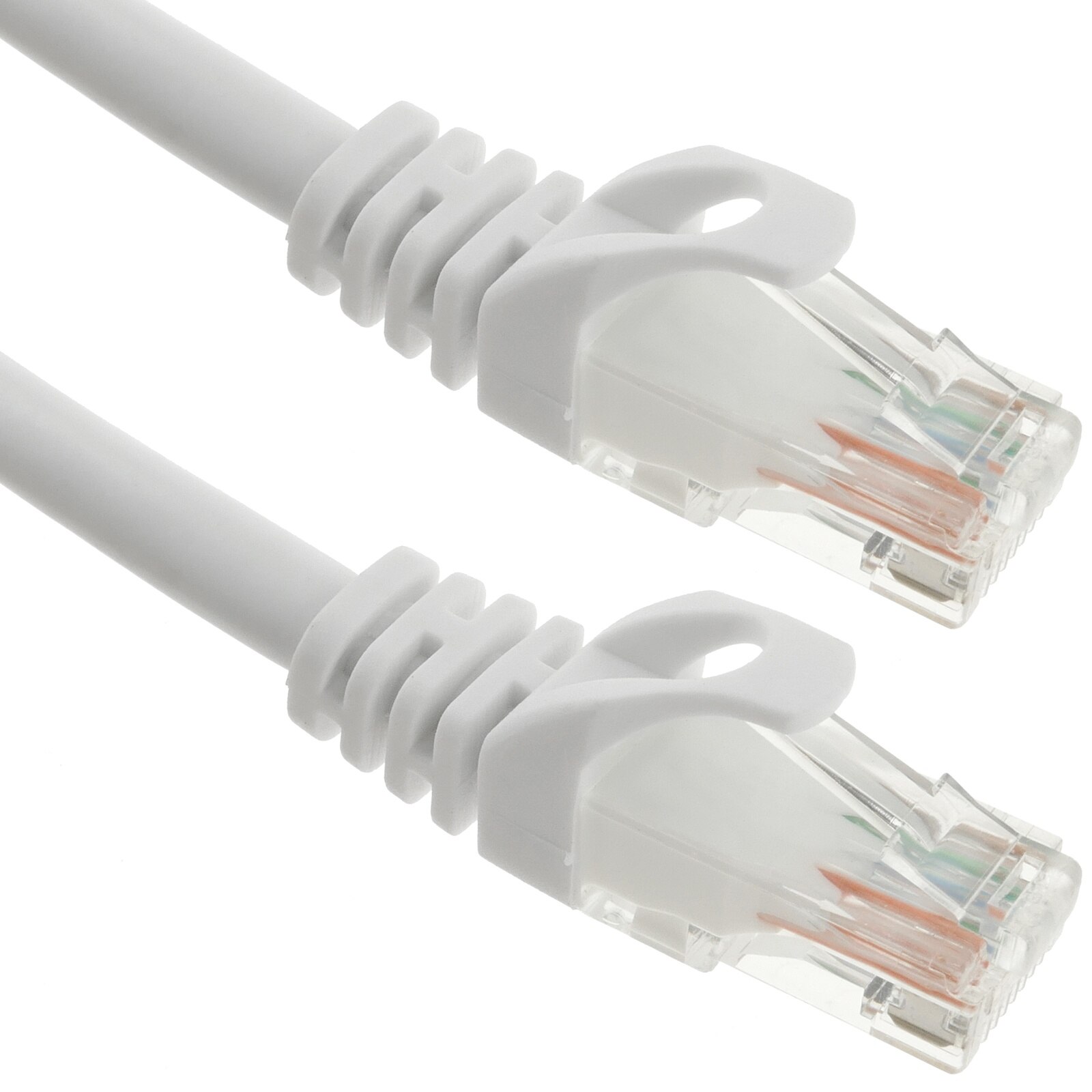 BeMatik-LAN ethernet network Cable UTP RJ45 Cat.6a White 50 cm