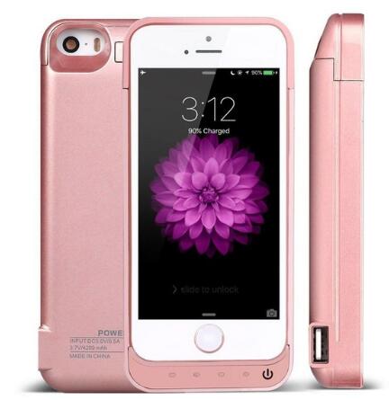 Protective Cover High Capacity 4200mAh Battery Case for iPhone 5 5C 5S SE Portable Charger Backup External Power Bank: 4