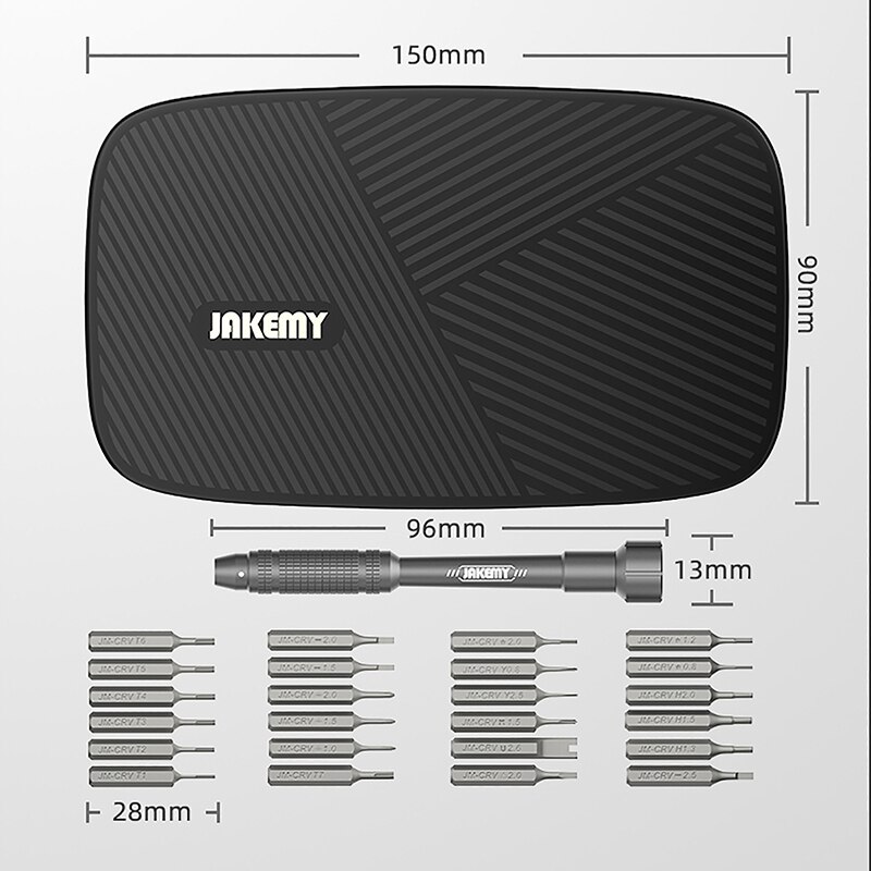 Multifunctional precision small screwdriver set combination 26 in 1 Glasses maintenance mobile phone dismantling hand tool sets