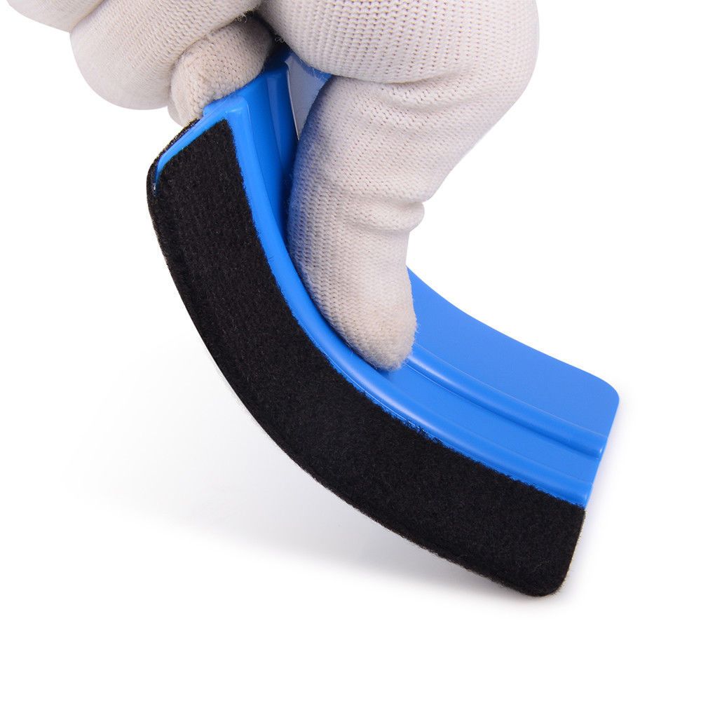 Car Scraper With Felt Squeegee Tool Film Wrapping FOR Toyota Yaris Tundra Tacoma RAV4 Corolla Aygo Avalon Auris