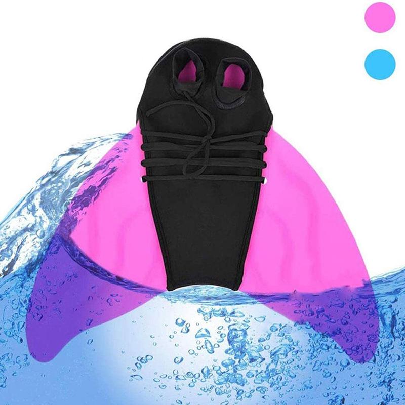Leuke Kids Vinnen Water Sport Training Voet Staart Kinderen Zwemmen Fin Duiken Voet Flippers Water Sport Training Schoenen Voeten