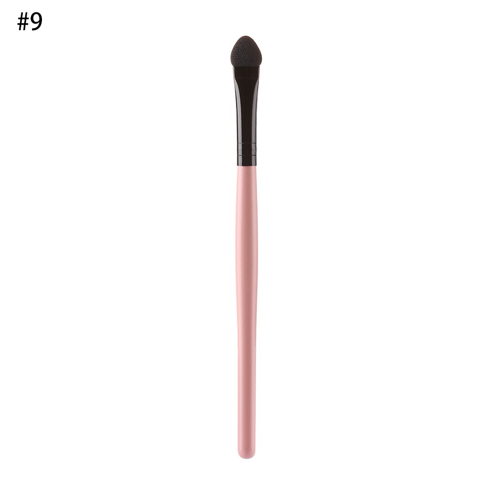 Pinceau à Long manche pour fard à paupières, éponge professionnelle, bâton à sourcils, applicateur de fard à paupières Portable, Eyeliner, outils de maquillage cosmétique, 2 pièces: 09