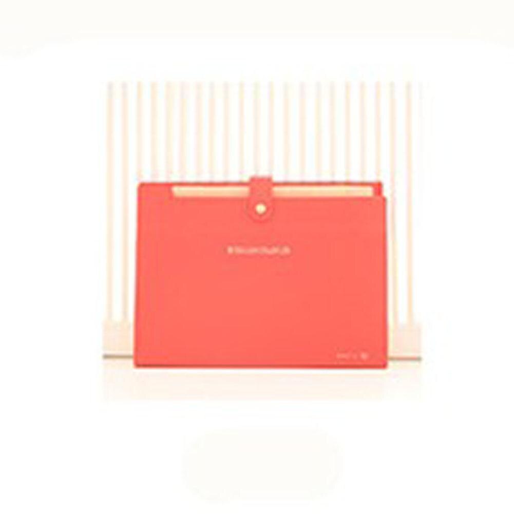 Adeeing Expandable Documents File Folder Organizer 8-Pocket Folders A4 Size Snap Button Closure r20: watermelon red