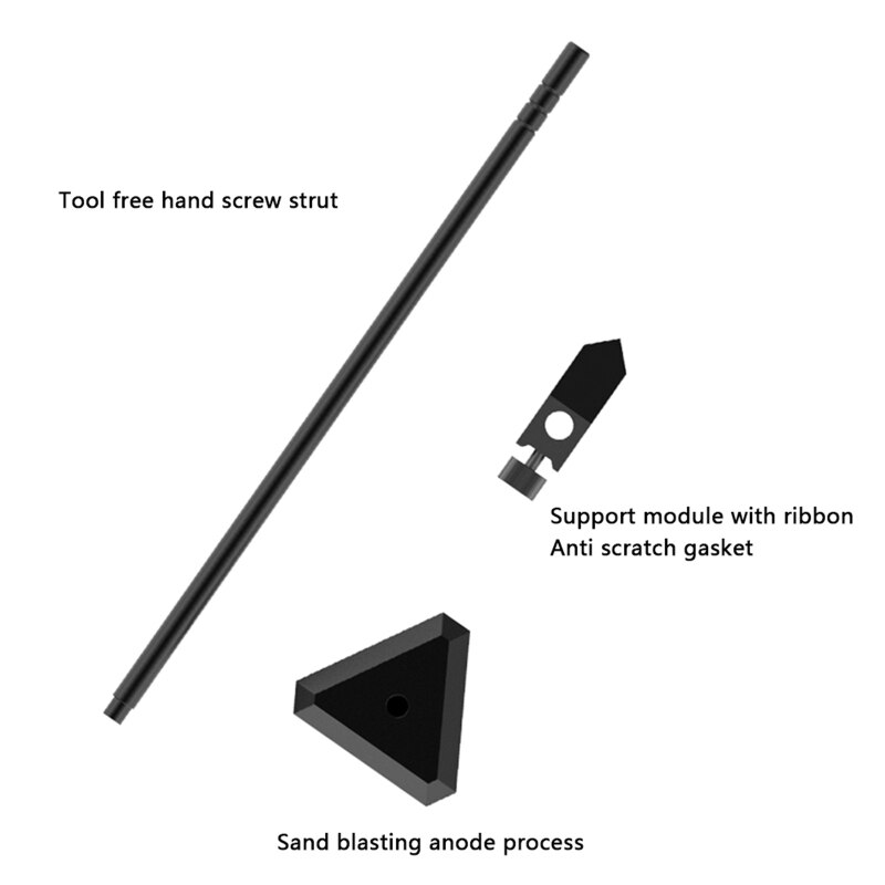 190mm magnetische basis aluminiumlegering grafische kaarthouder desktop videokaartstandaard gpu-ondersteuning hoofdtelefoonbeugel gaming