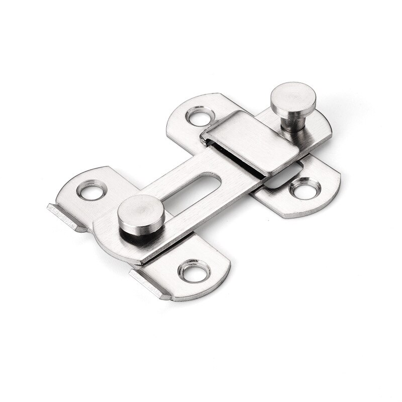 Stainless steel bronze right angle bend lock easy to assemble bolt stainless steel door buckle cabinet stainless steel lock
